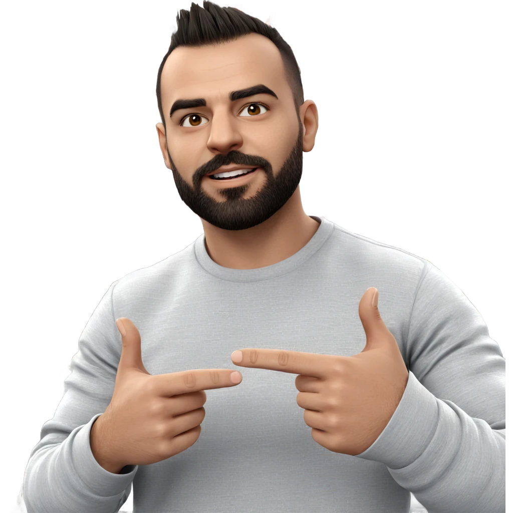 male portrait with mohawk hairstyle emoji