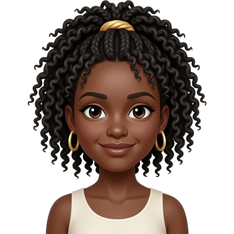 Африканка. emoji