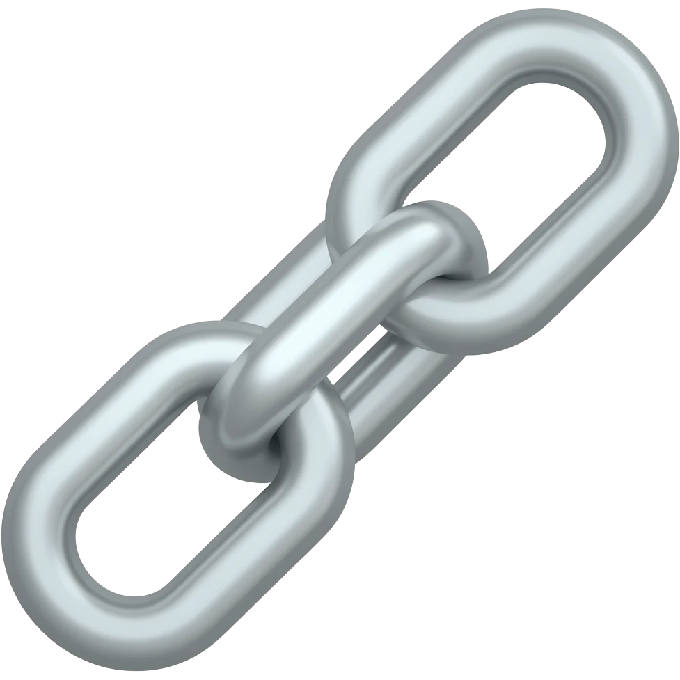 Chain symbol like this "⛓️" emoji