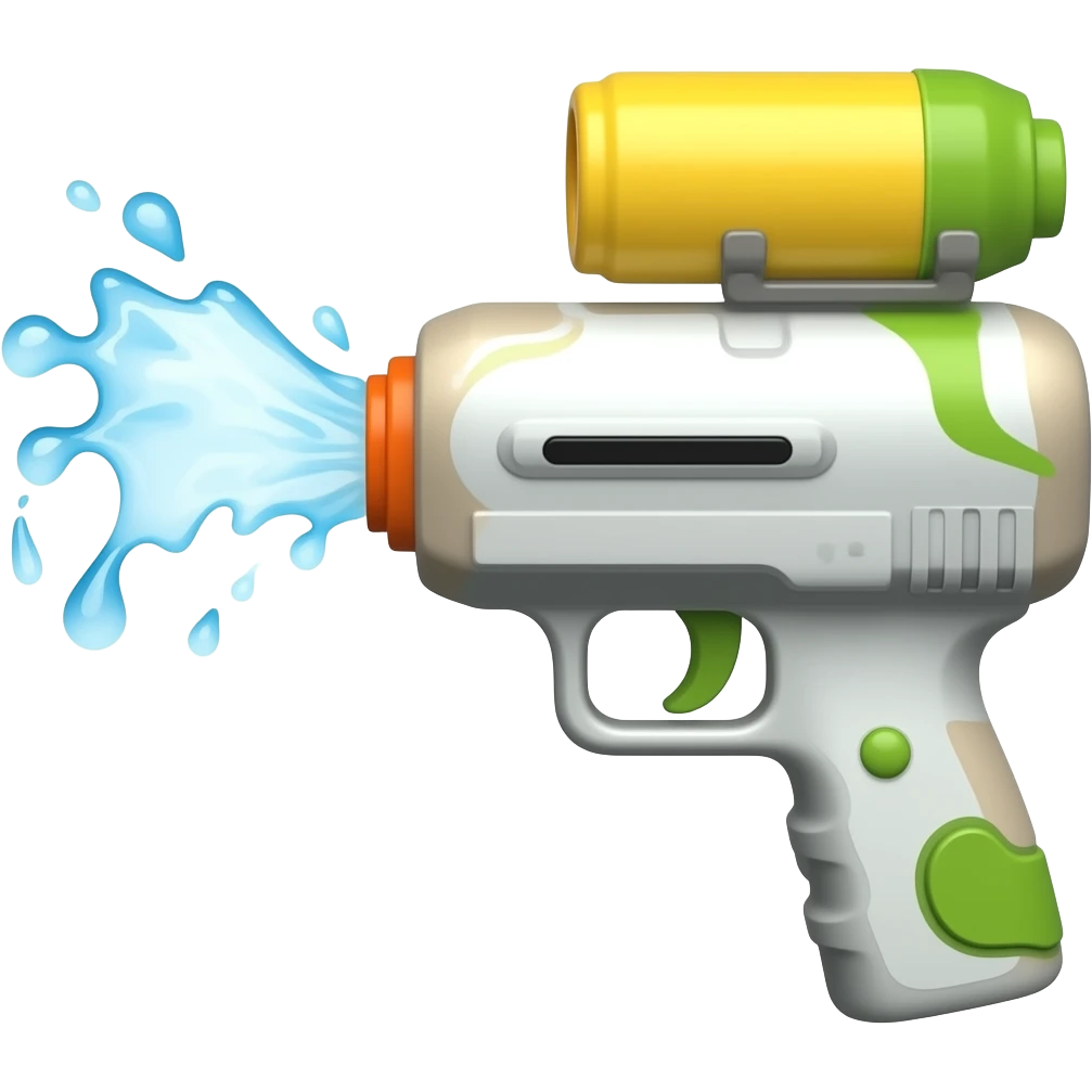 water gun with splash emoji