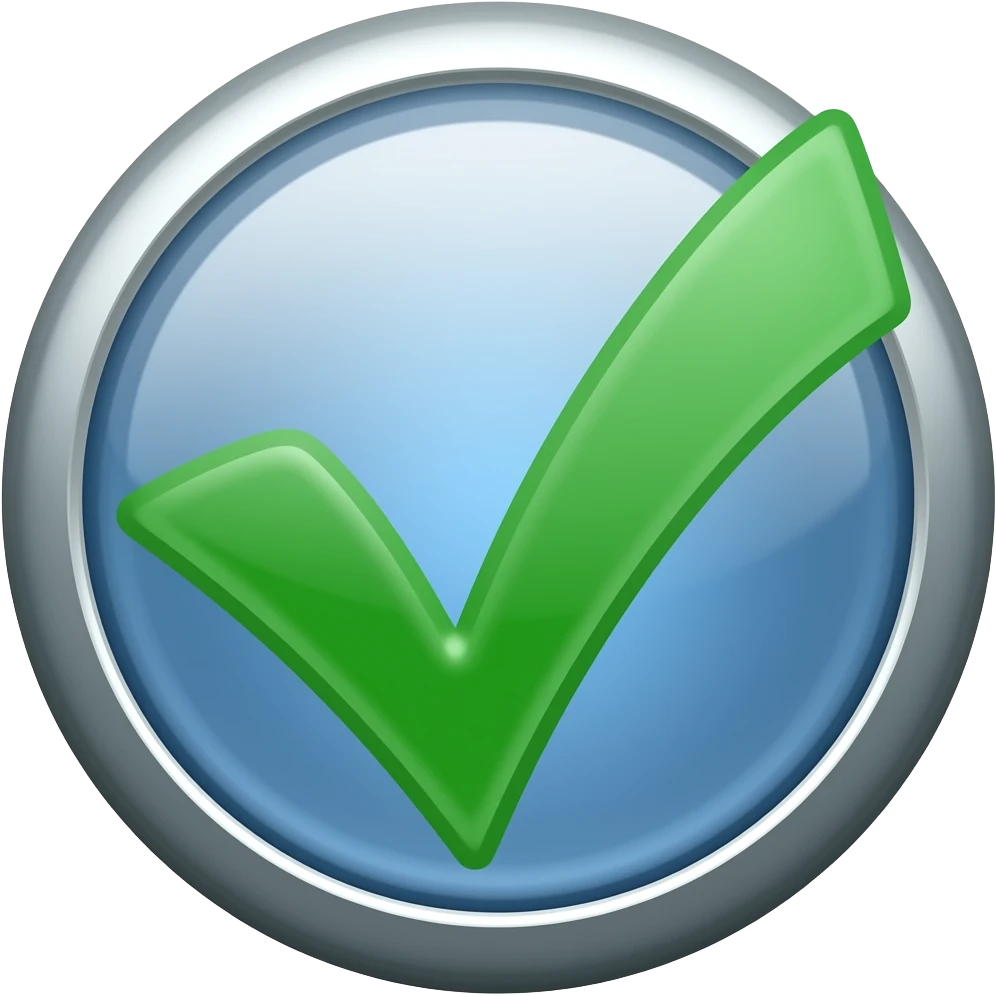 Black verify badge emoji