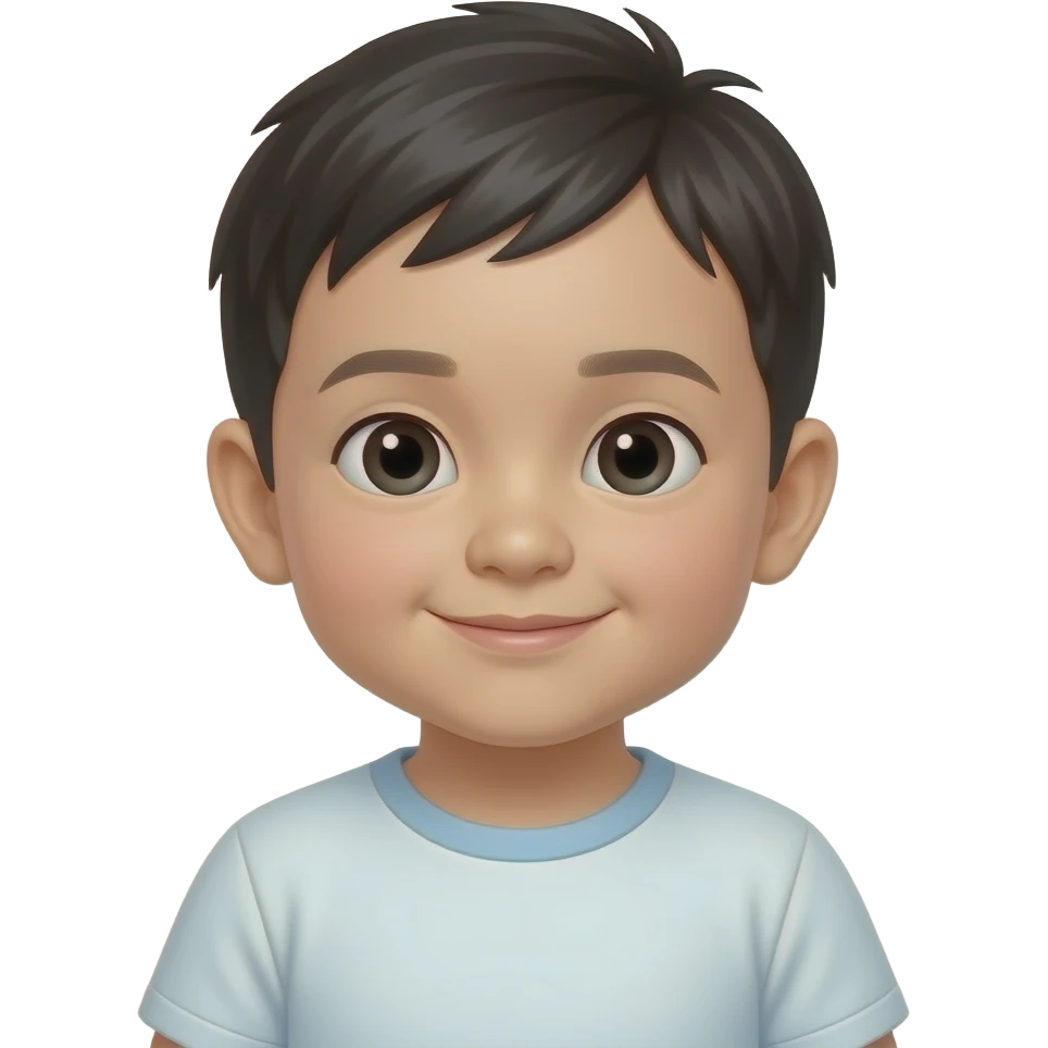 Make an emoji of Leo Chen baby boy, make him look more like a baby emoji