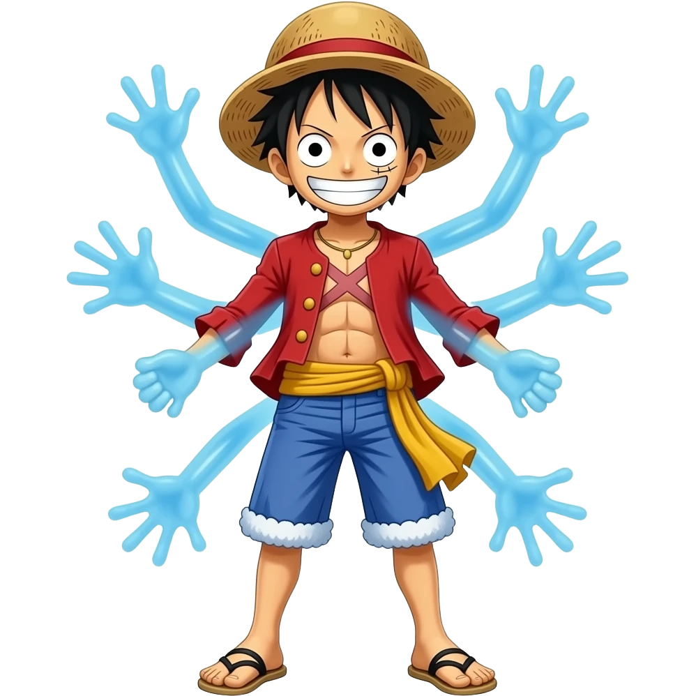 Luffy used  haki emoji