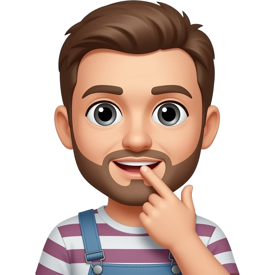 Grabbing a tit emoji