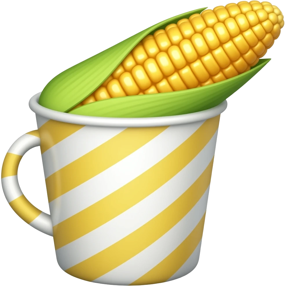 Elite corn in a cup emoji