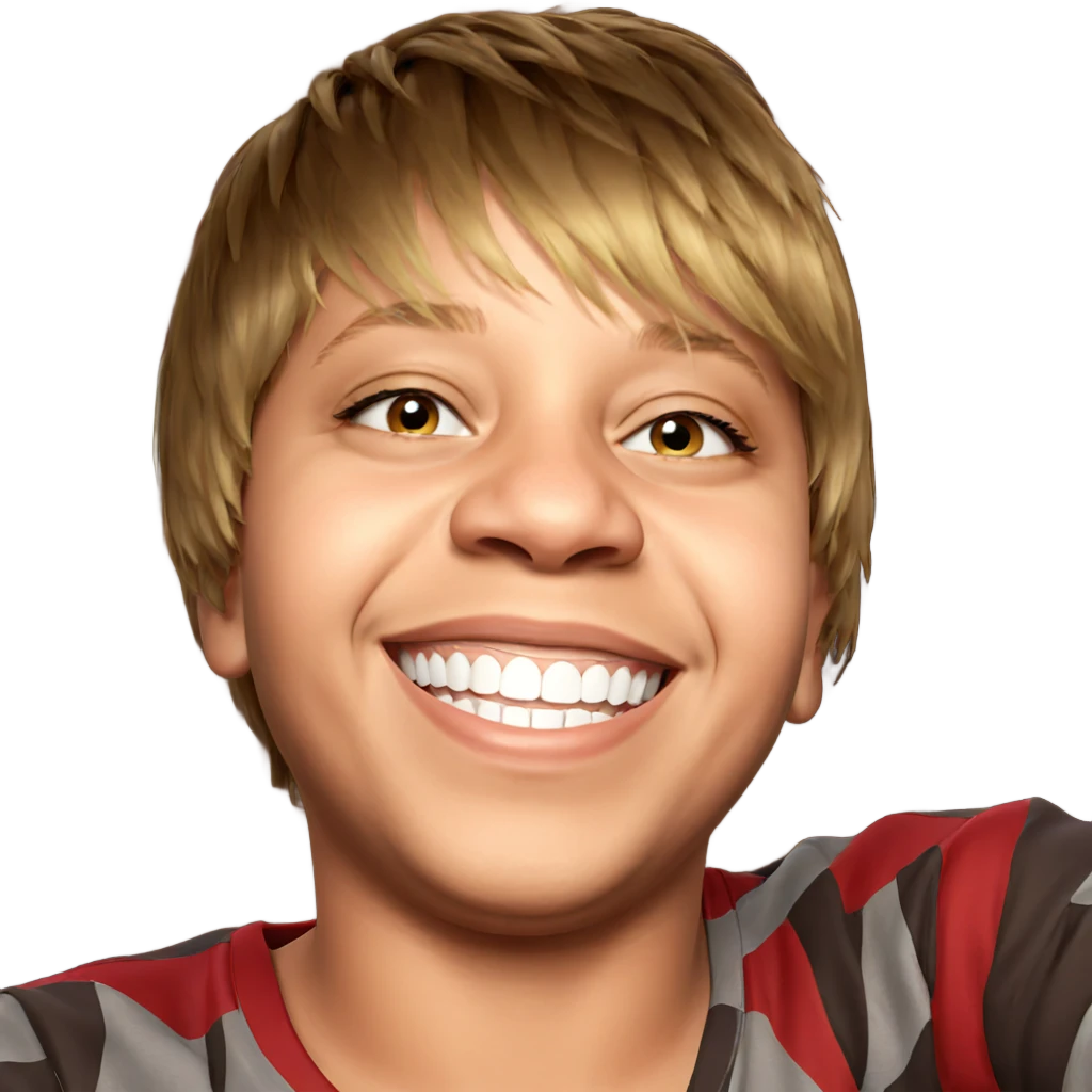 smiling boy portrait meme emoji