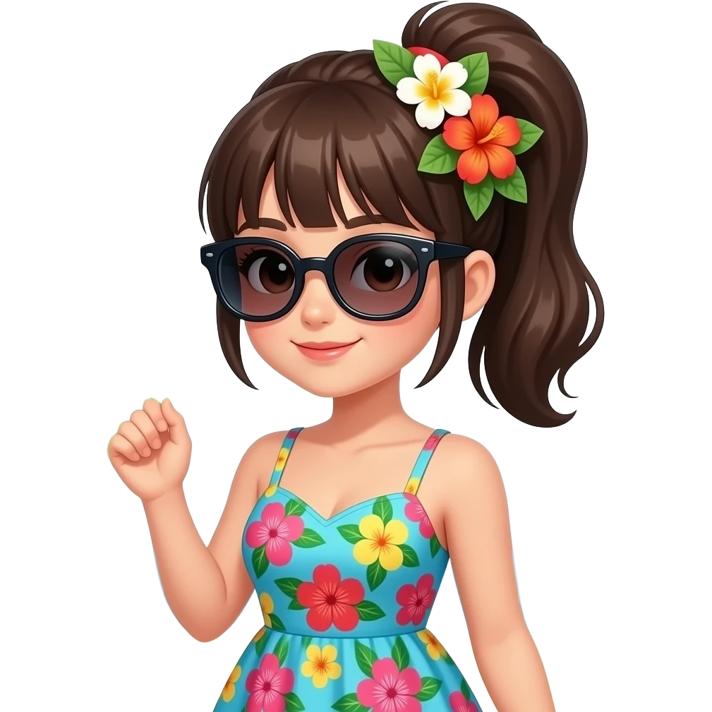 Tropical gyaru emoji
