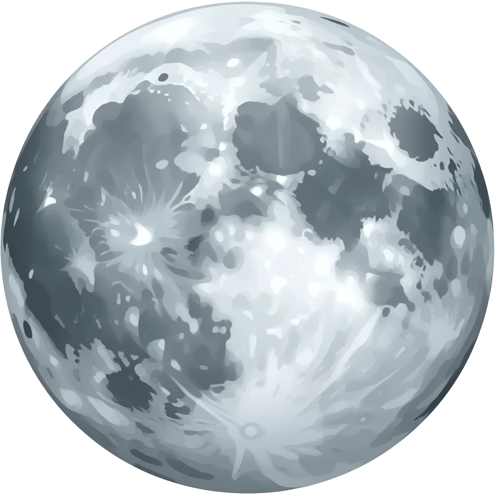 Crie um emoji da lua com estrelas estilo iphone emoji