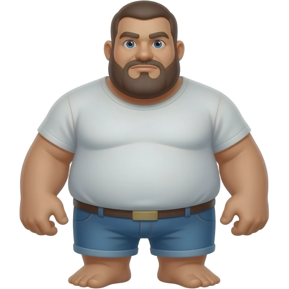 شخص سميييين جدا و ضخم emoji