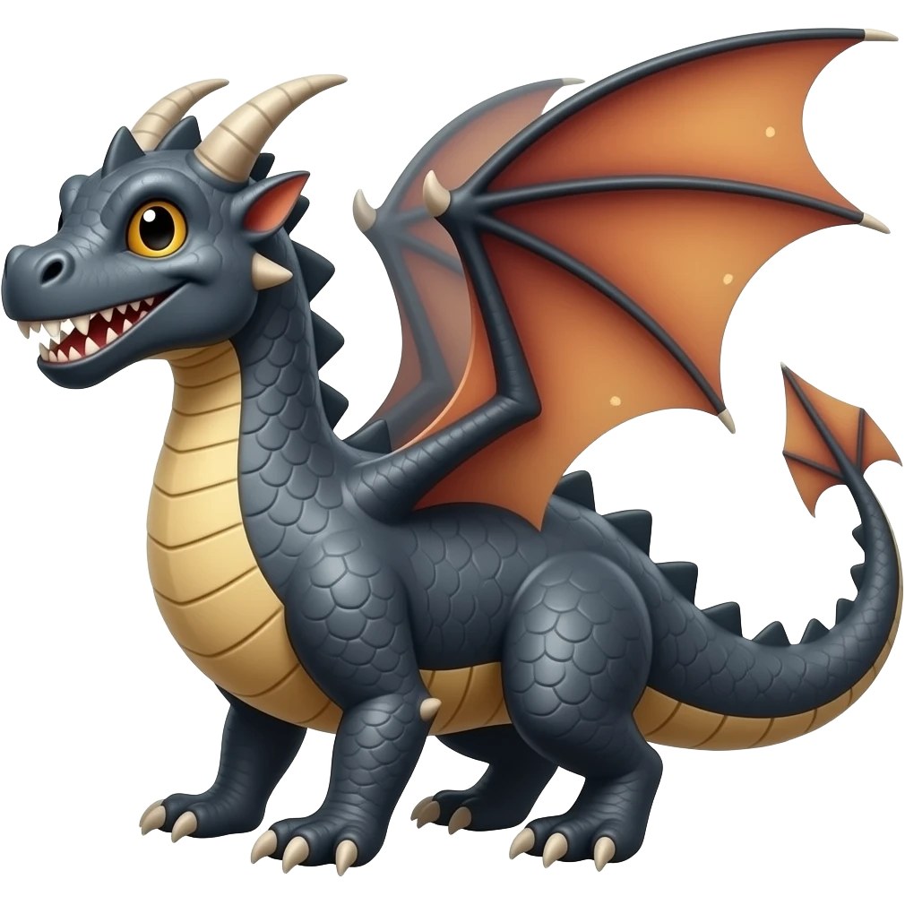 Toothless dragon emoji emoji