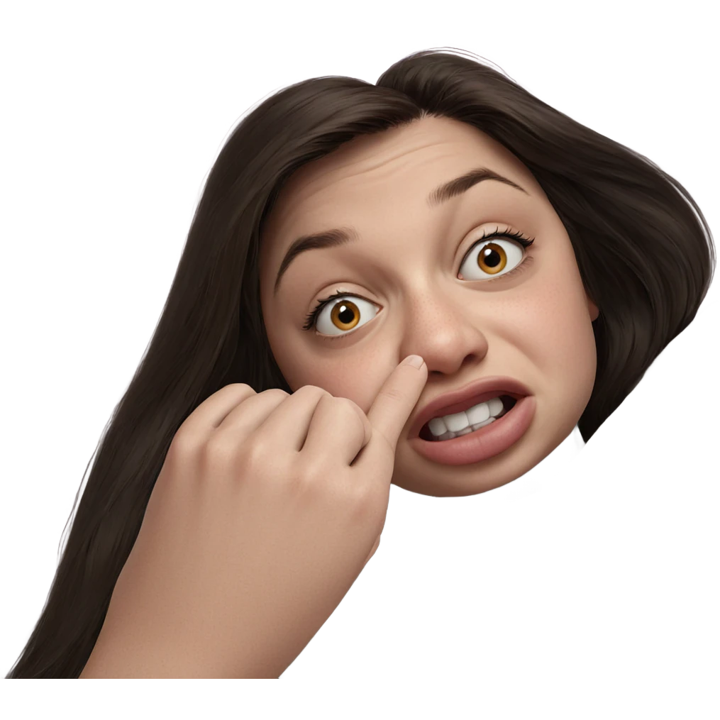 realistic portrait of girl emoji