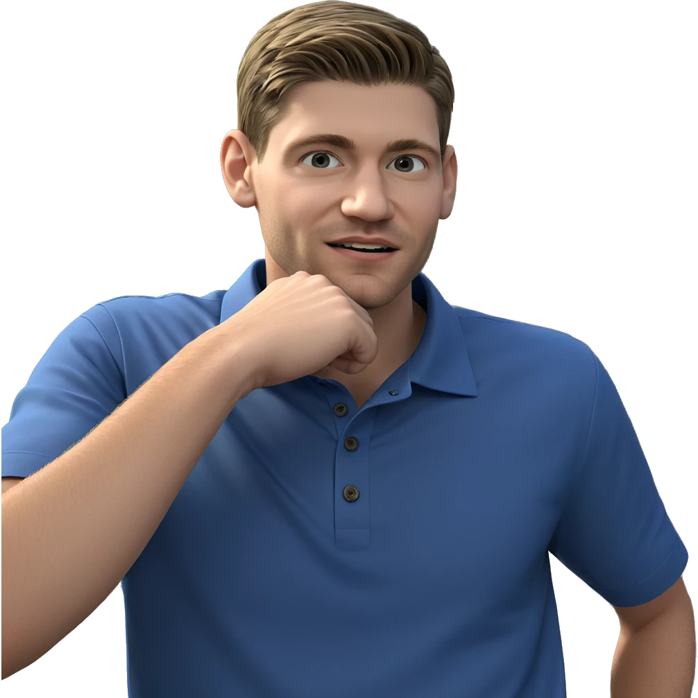 boy in blue collared shirt emoji