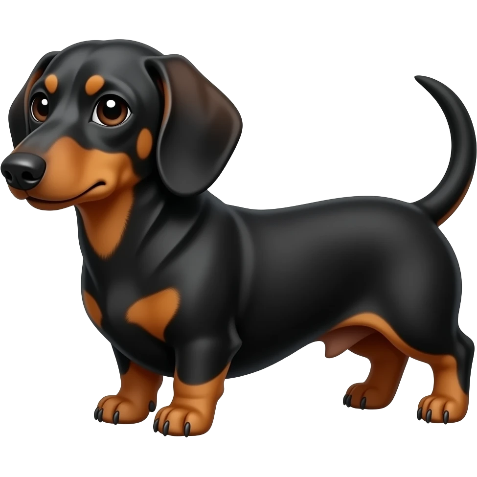 a dachshund emoji