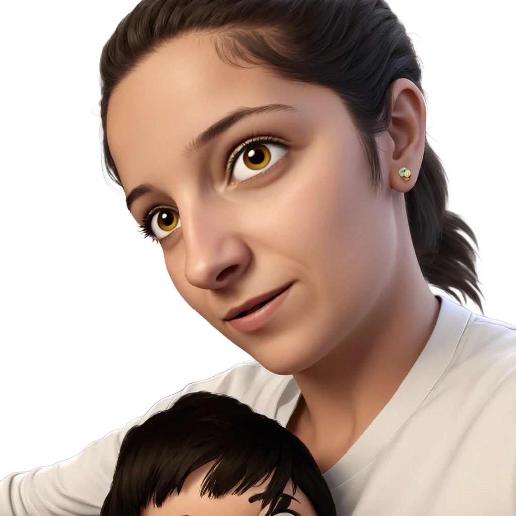 realistic portrait of girl emoji