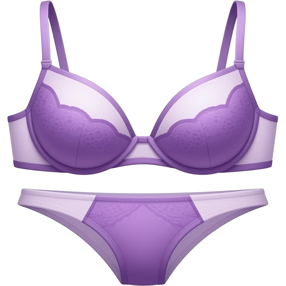 Purple Sexy lingerie and panty emoji