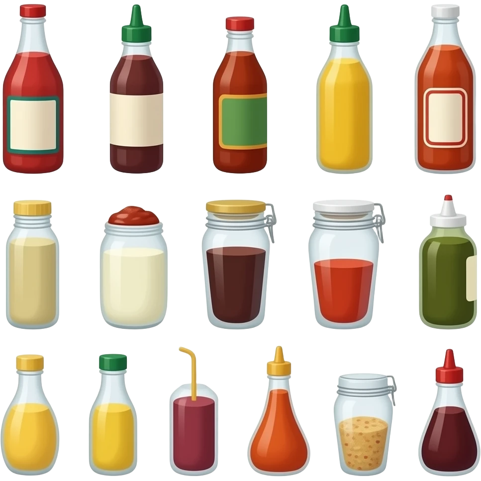 condiments and sauces emoji