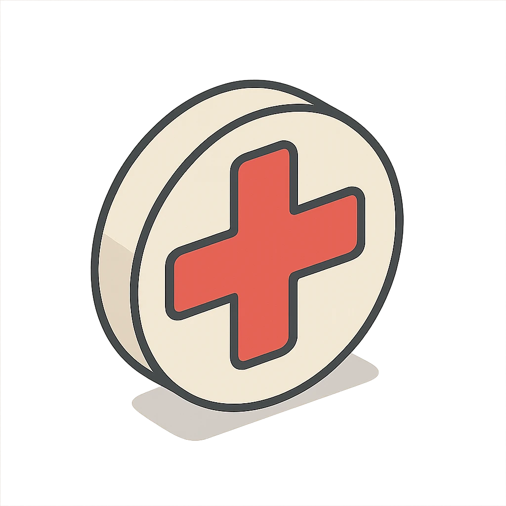 крест в круге emoji