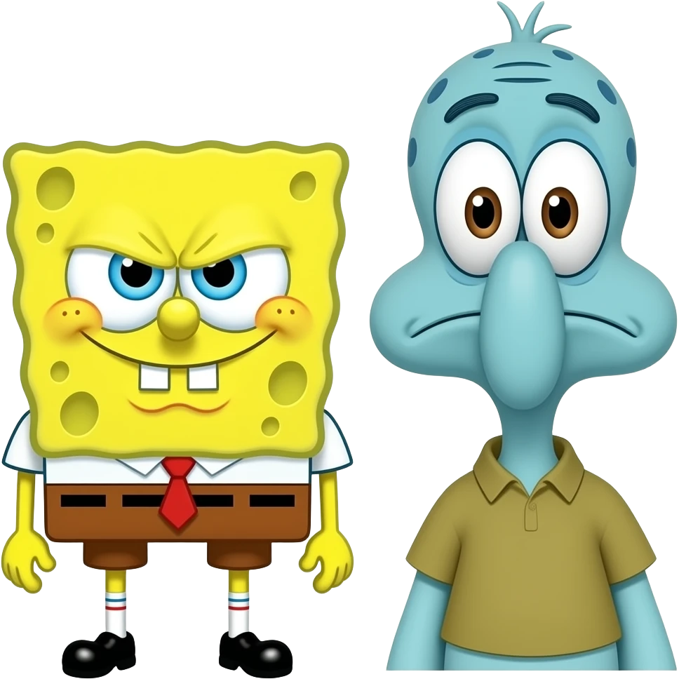 Cara de Bob esponja enojado Gary emoji