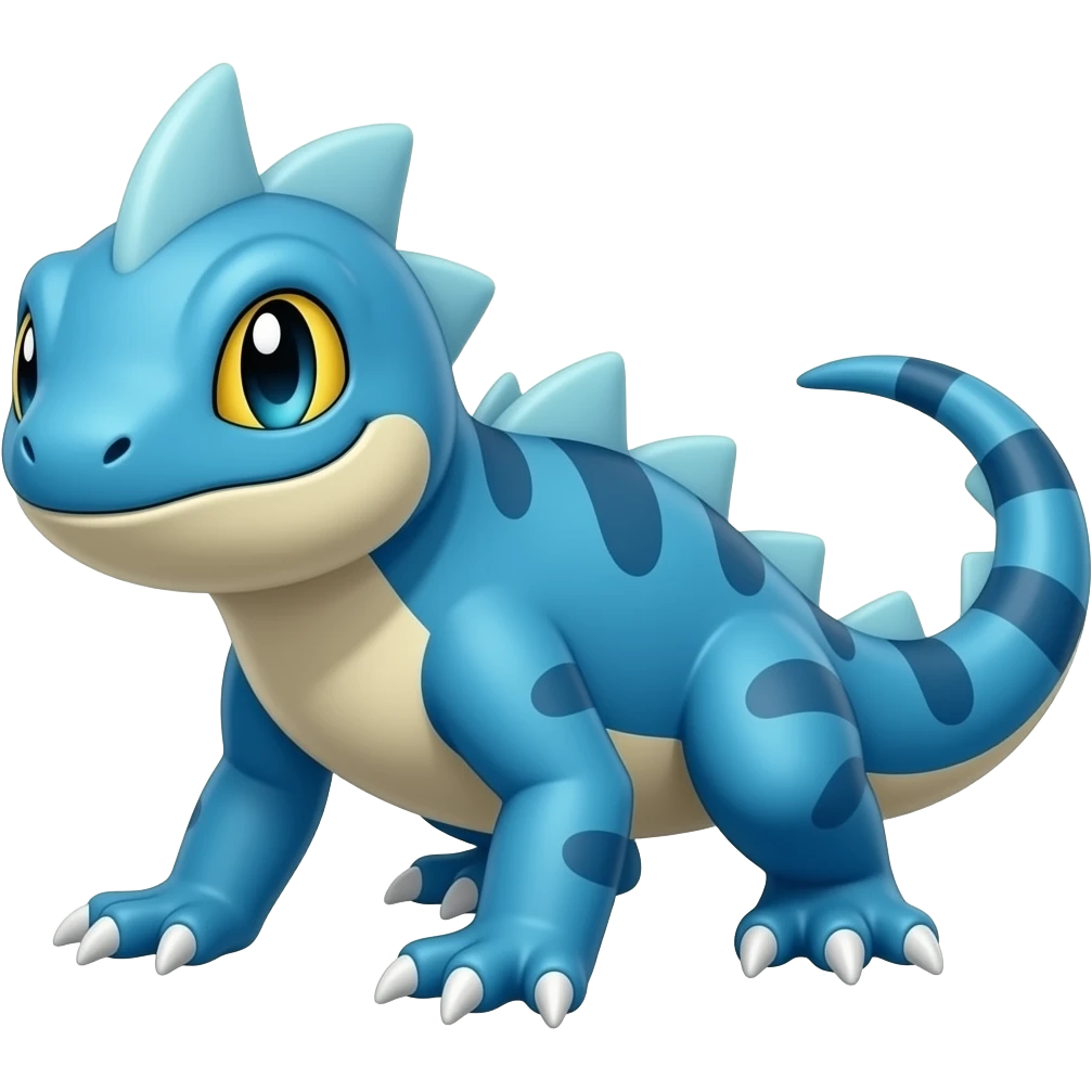 imposing blue lizard fakemon emoji
