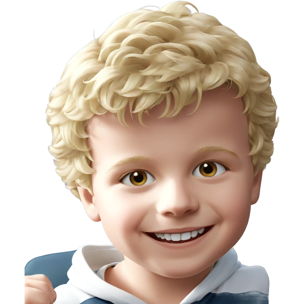 blonde boy smiling meme emoji