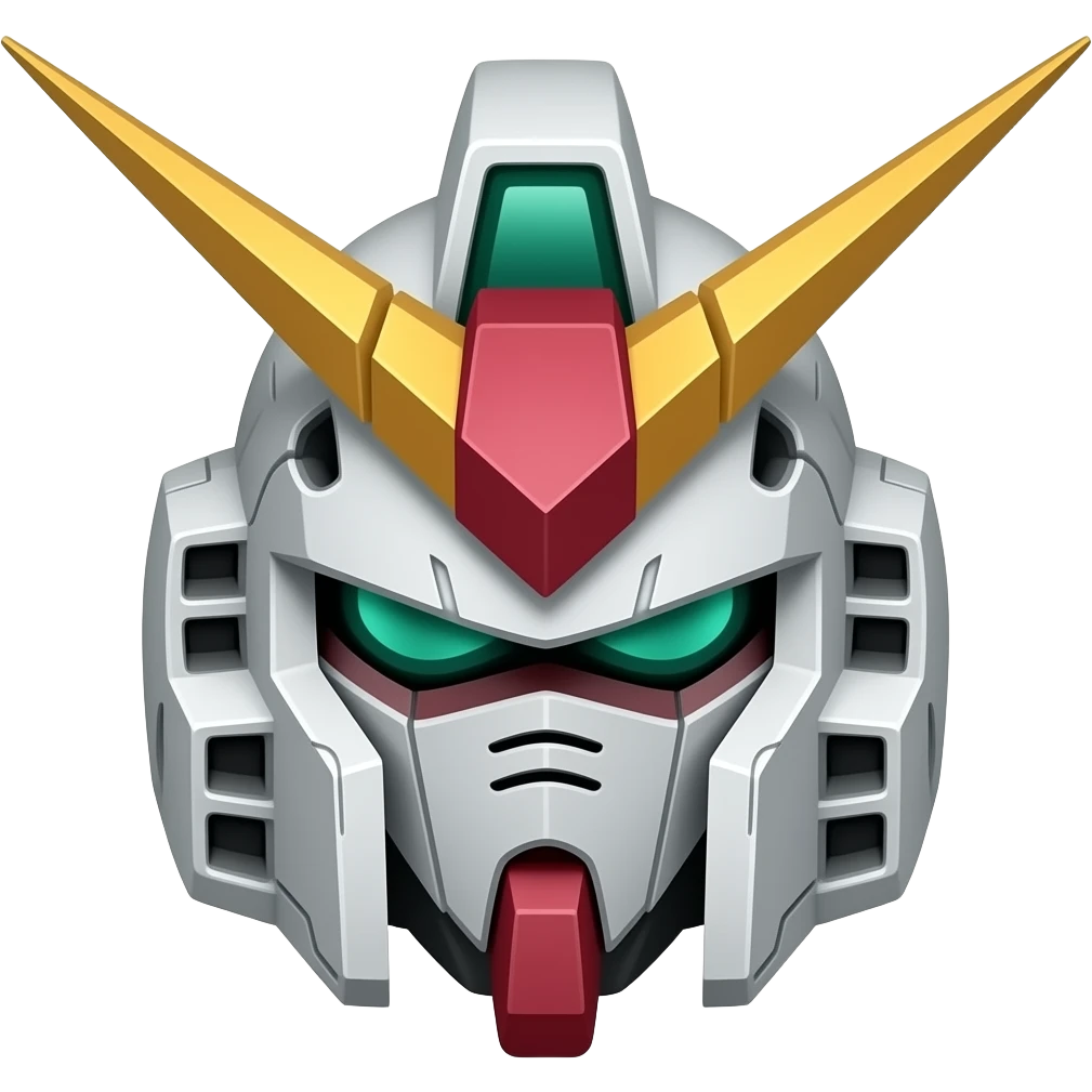 gundam barbatos lupus rex head emoji