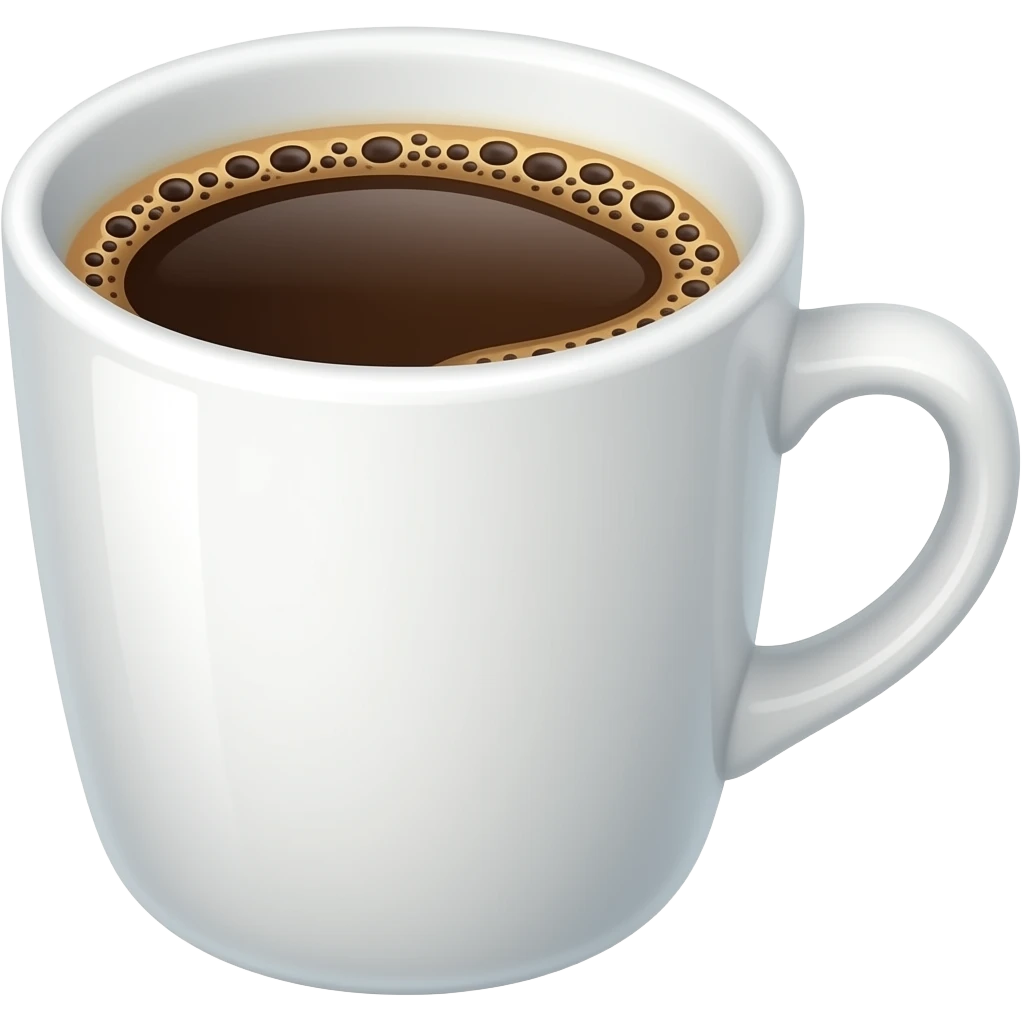 eine Kaffee Tasse mit Kaffee und ein schönes Wochenende wünsche ich euch allen emoji