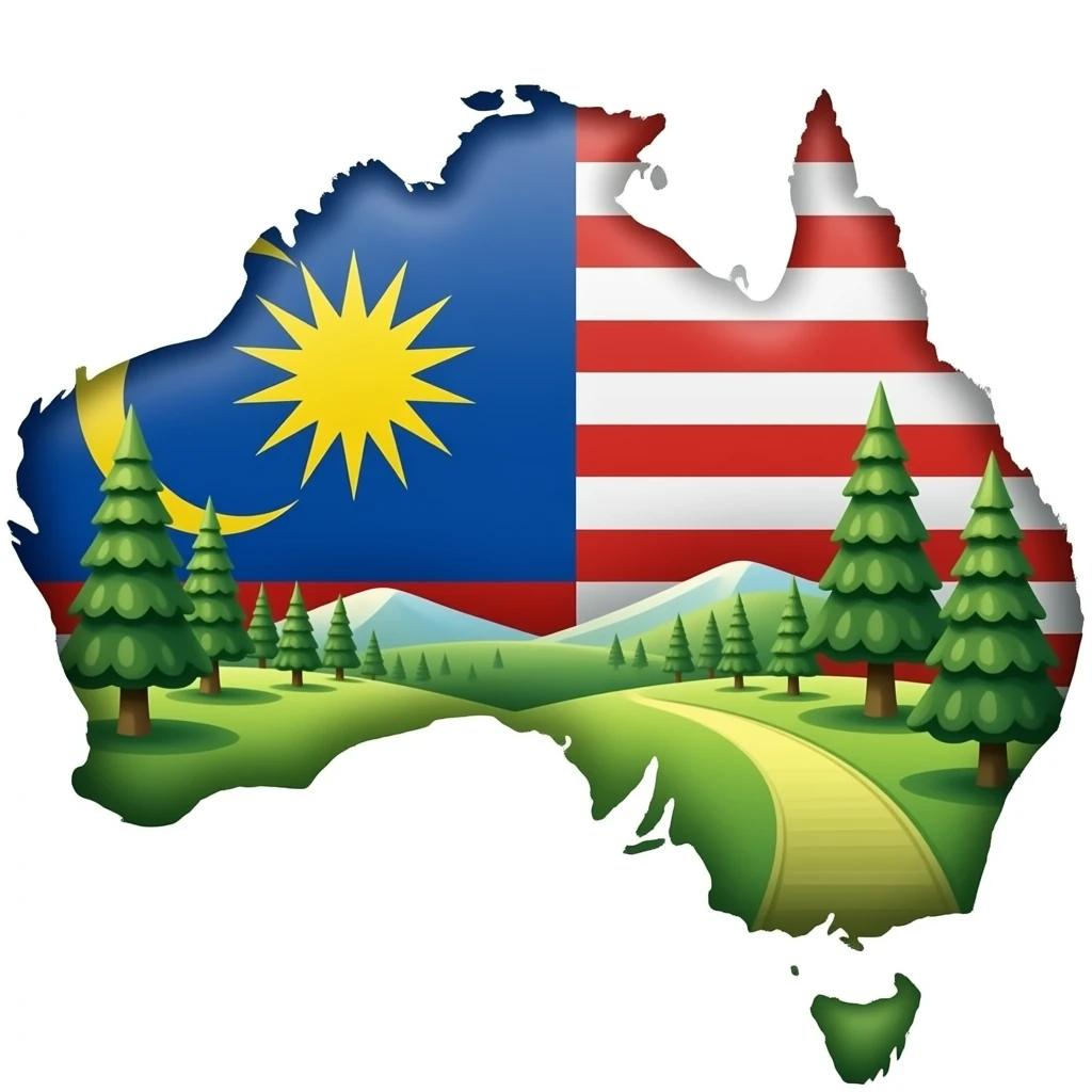 austrailia and malaysia plg emoji