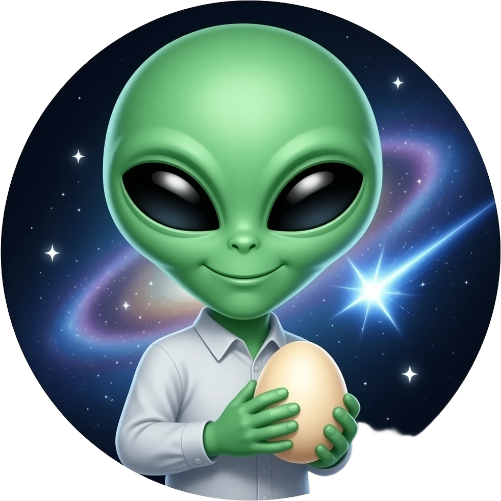 🌌👽🥚🌠 emoji