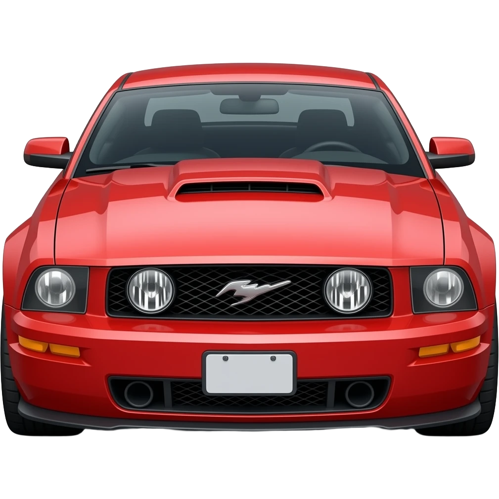 mustang 2008 red emoji