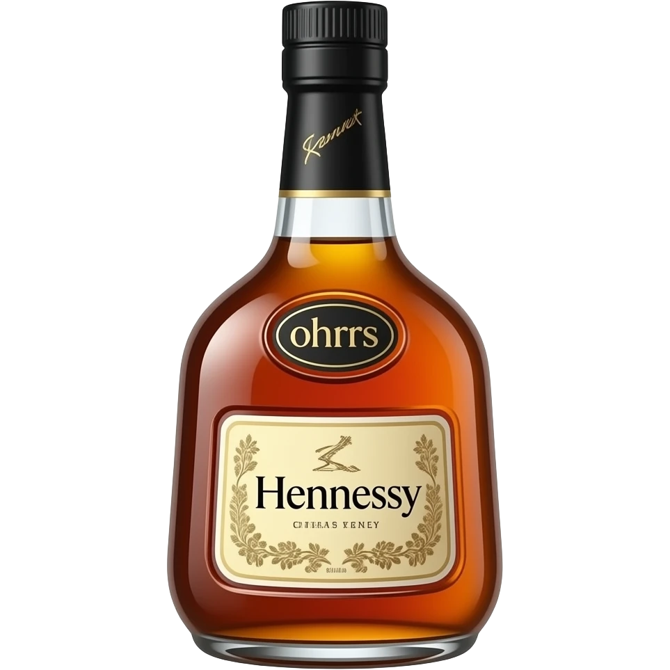Small emoji Hennessy bottle emoji