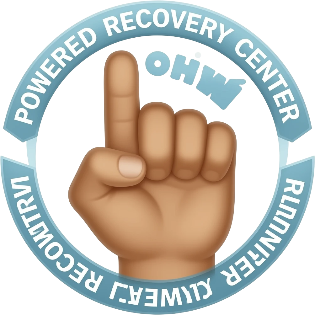 Hand powered Recovery Center emoji