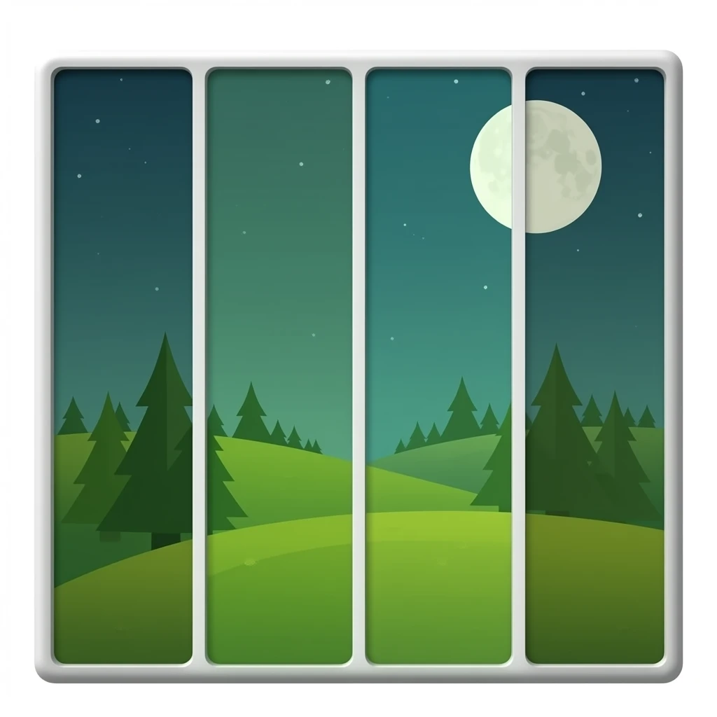 Matcha bar in 4 different green shades emoji