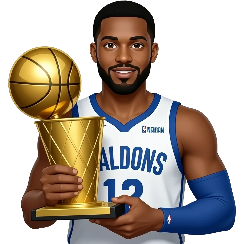 Aaron Gordon Avec un trophée de la NBA emoji