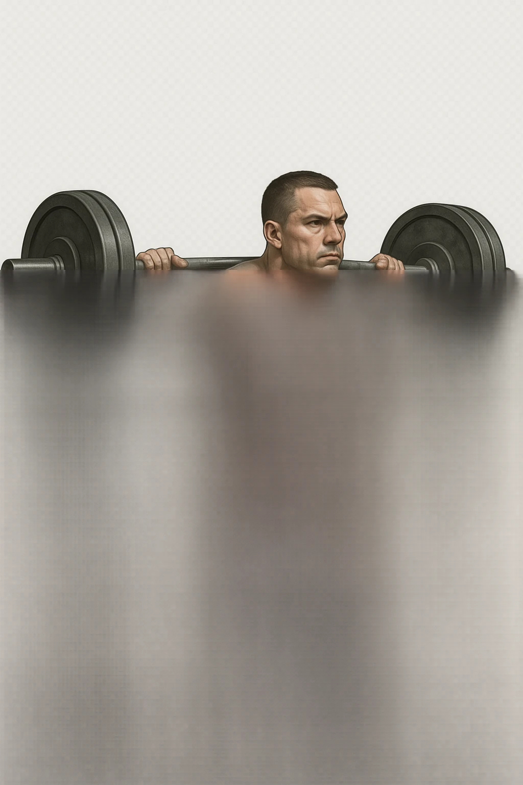 bodybuilder fa squat con bilanciere  emoji