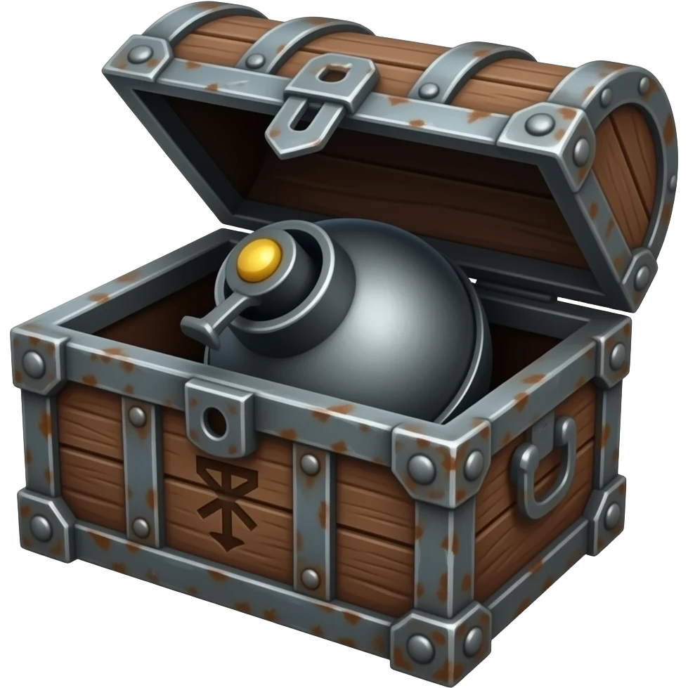 warhammer chest with trap bomb emoji