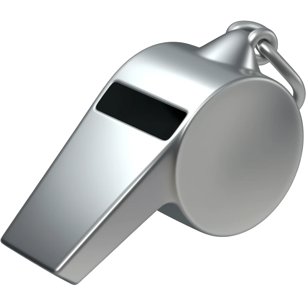 Whistle emoji