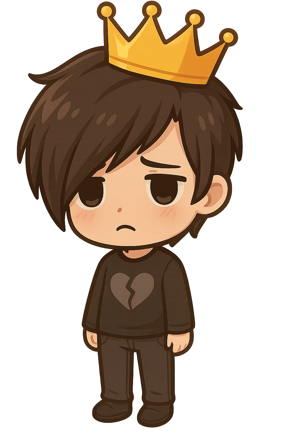 emo crown, remove background emoji