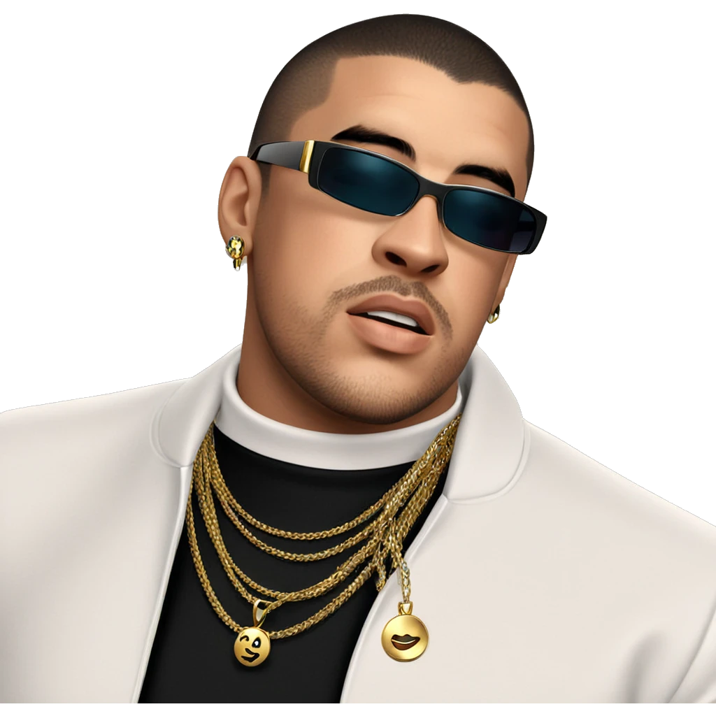 stylish male with jewelry emoji
