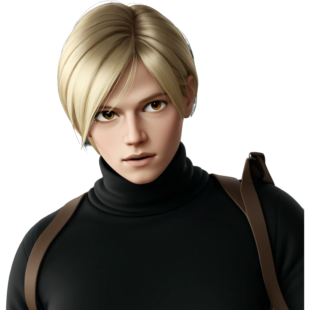 blonde girl in turtleneck sweater emoji