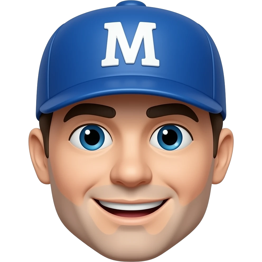 Mr Met Mascot head emoji