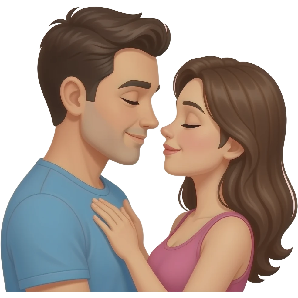 Man and wife having sex emoji