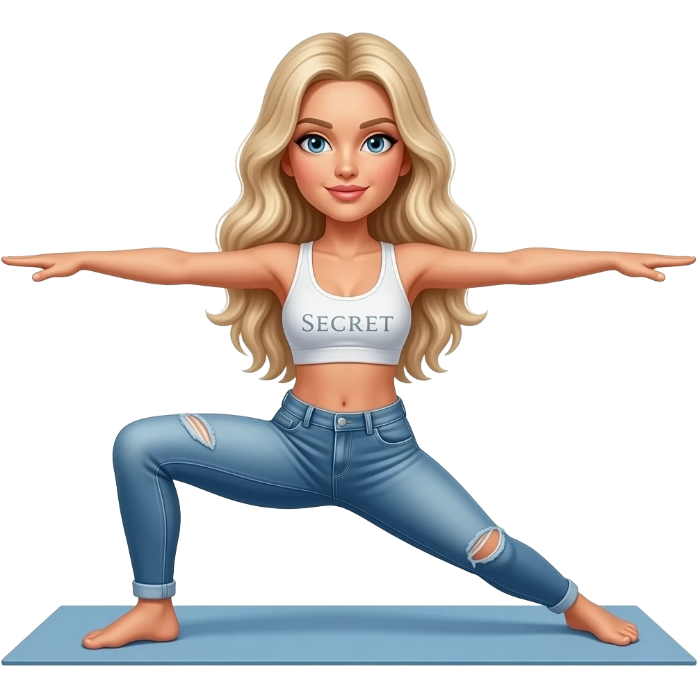 victoria’s-secret-model-with-long-light-blonde yoga emoji