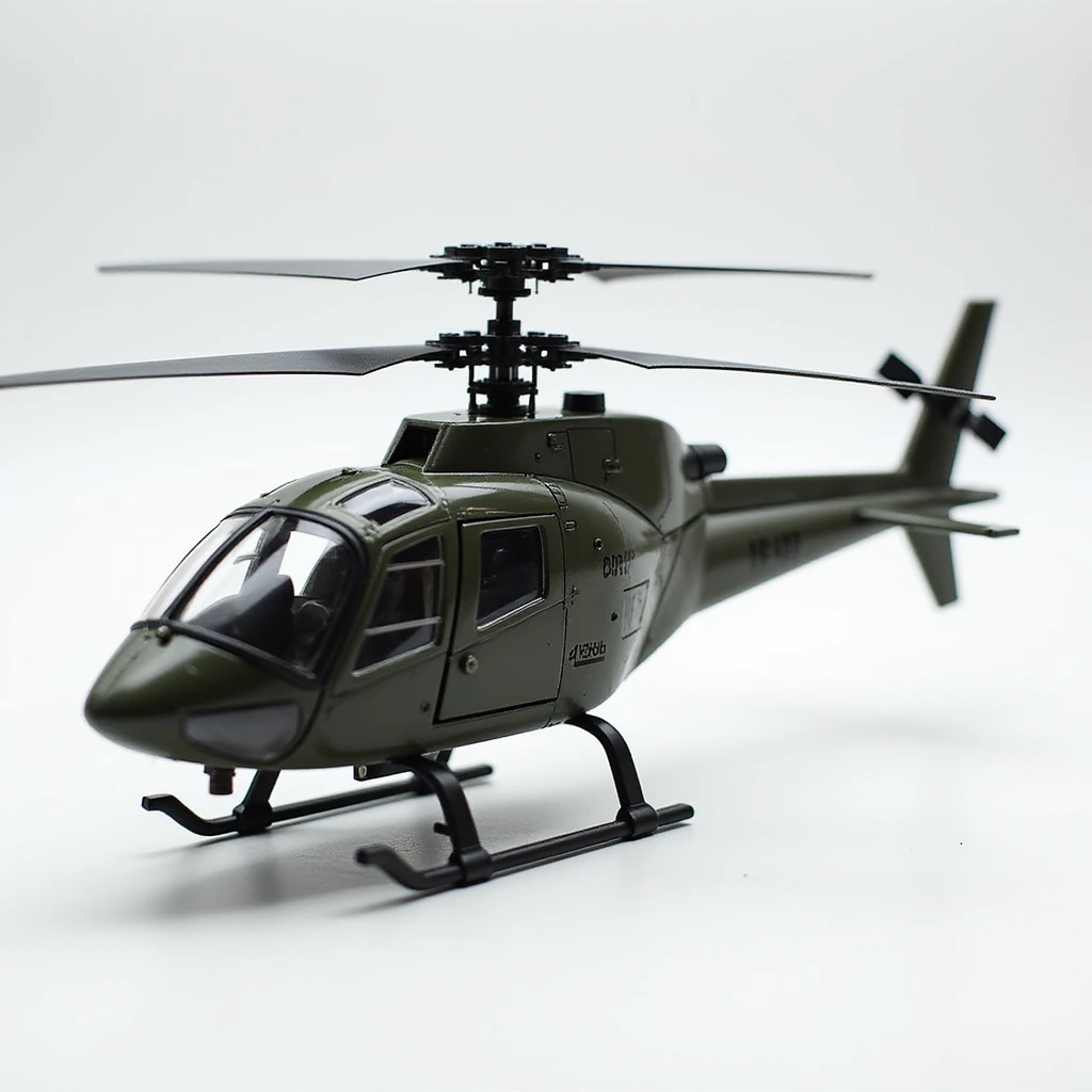 A realistic helicopter with detailed rotors and a sleek design. emoji