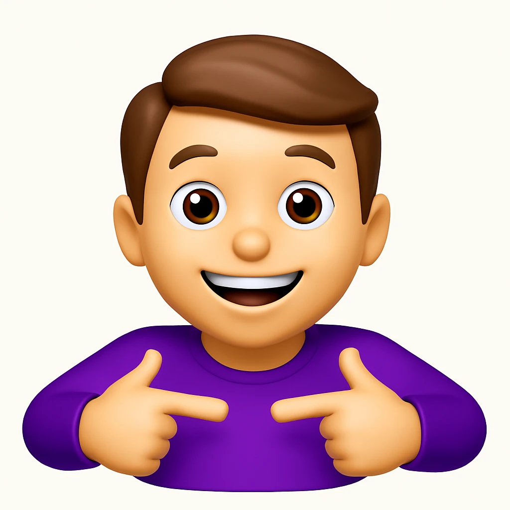 Convert the uploaded image into a 3D Apple-style emoji — preserve the key shapes, colors, and overall composition of the original image. Simplify the forms into clean, rounded cartoon-style elements while keeping the subject recognizable. Apply glossy textures, soft lighting, smooth shading, and render everything in Apple emoji style on a clean white background

 emoji