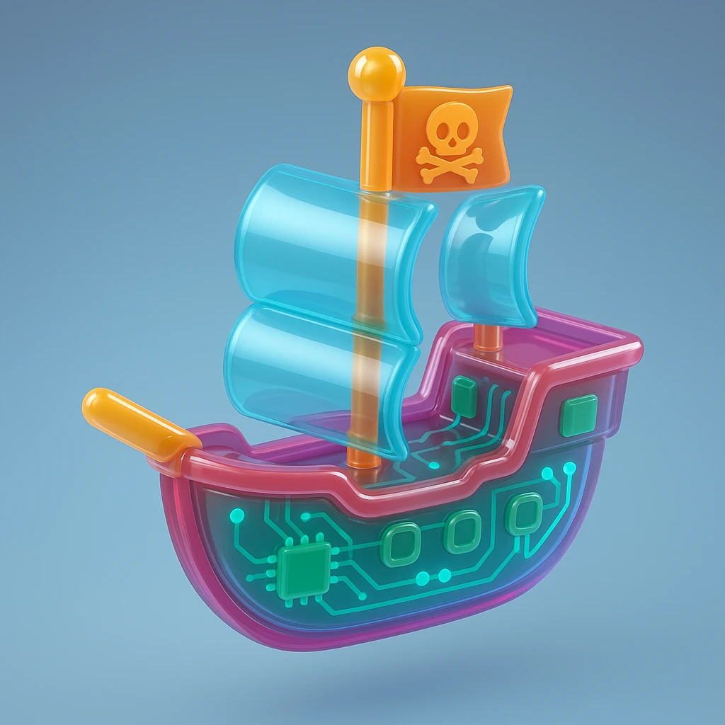 pirate ship emoji