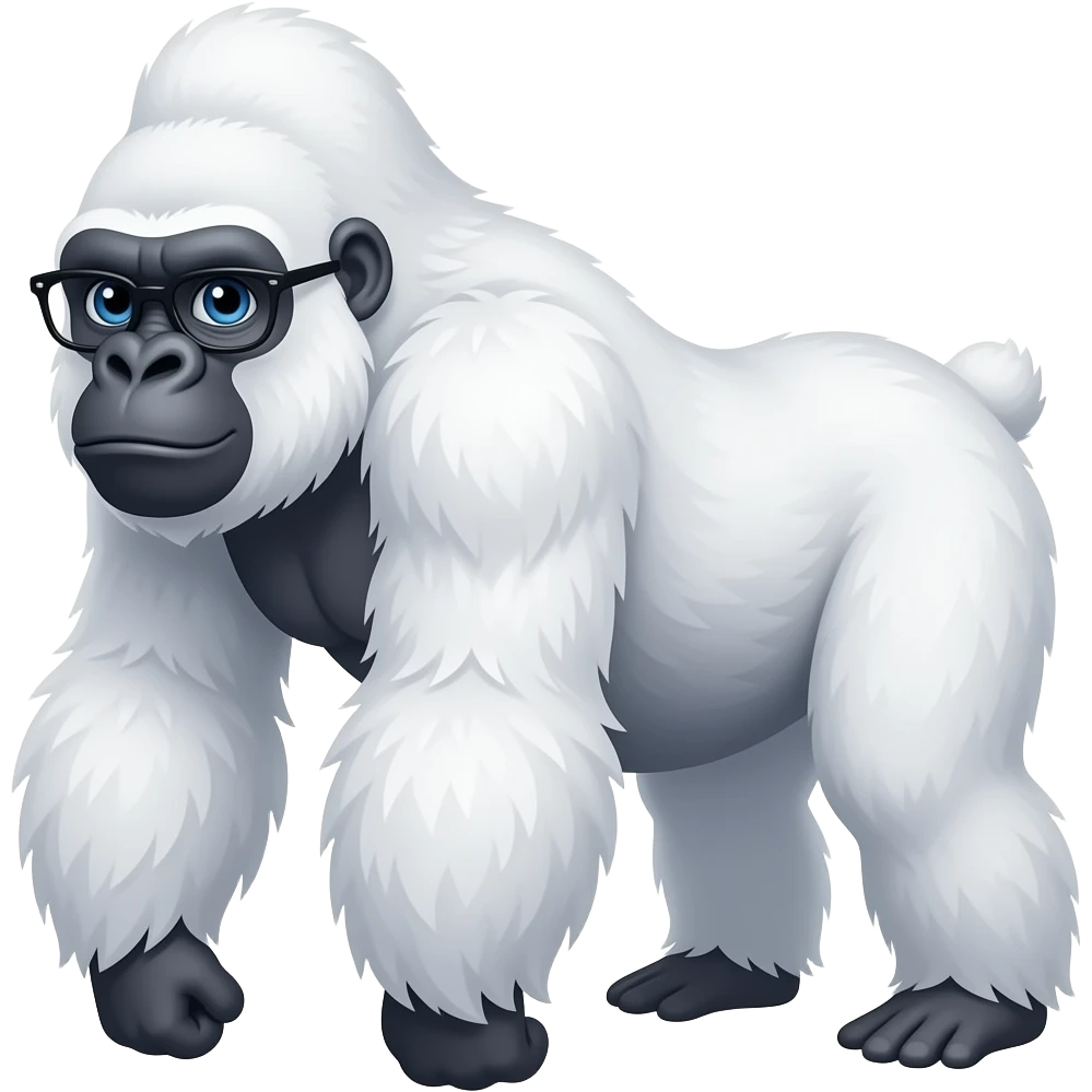 White Gorilla emoji