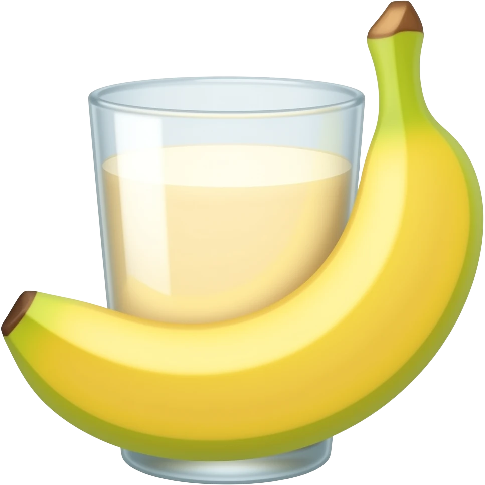 banana smoothie emoji