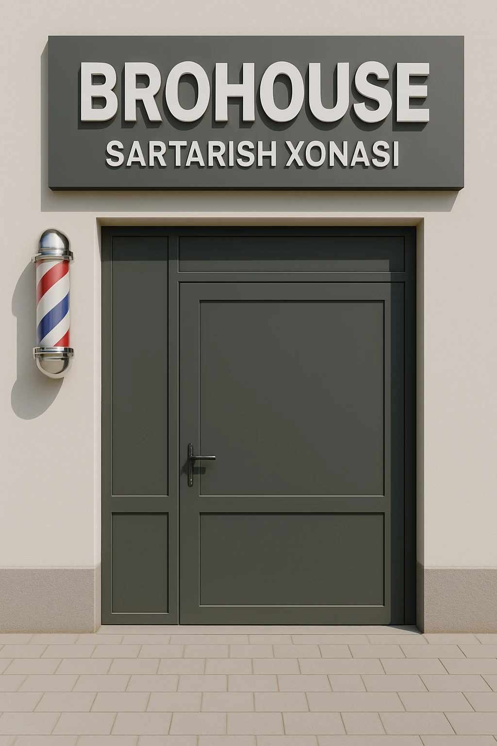 shu sartarosh xonani eshigi yopiq xolatda chizib bergin emoji
