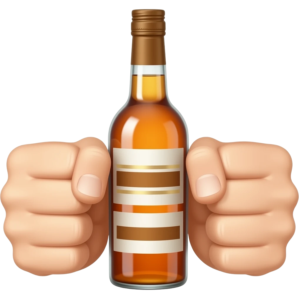 Double fisting alcohol emoji