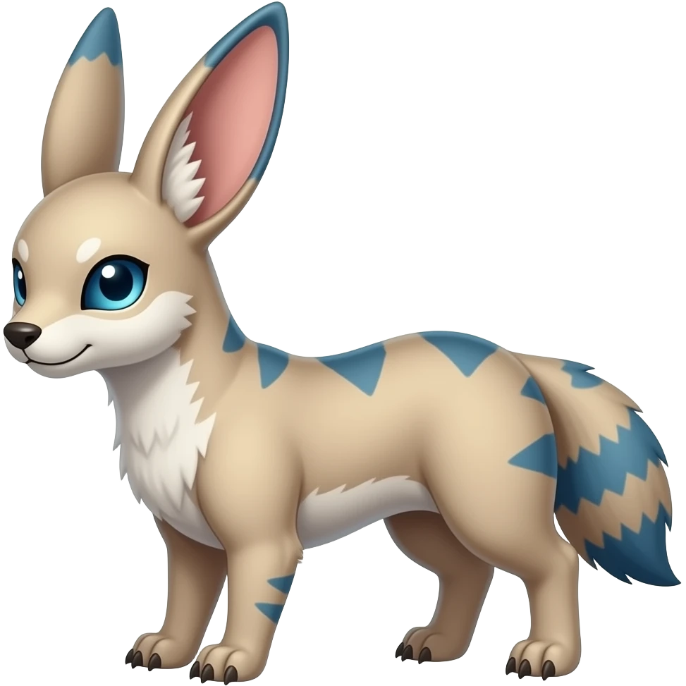 Terenry-Trico-Teto-fusion-hybrid-animal-creature with long ears emoji
